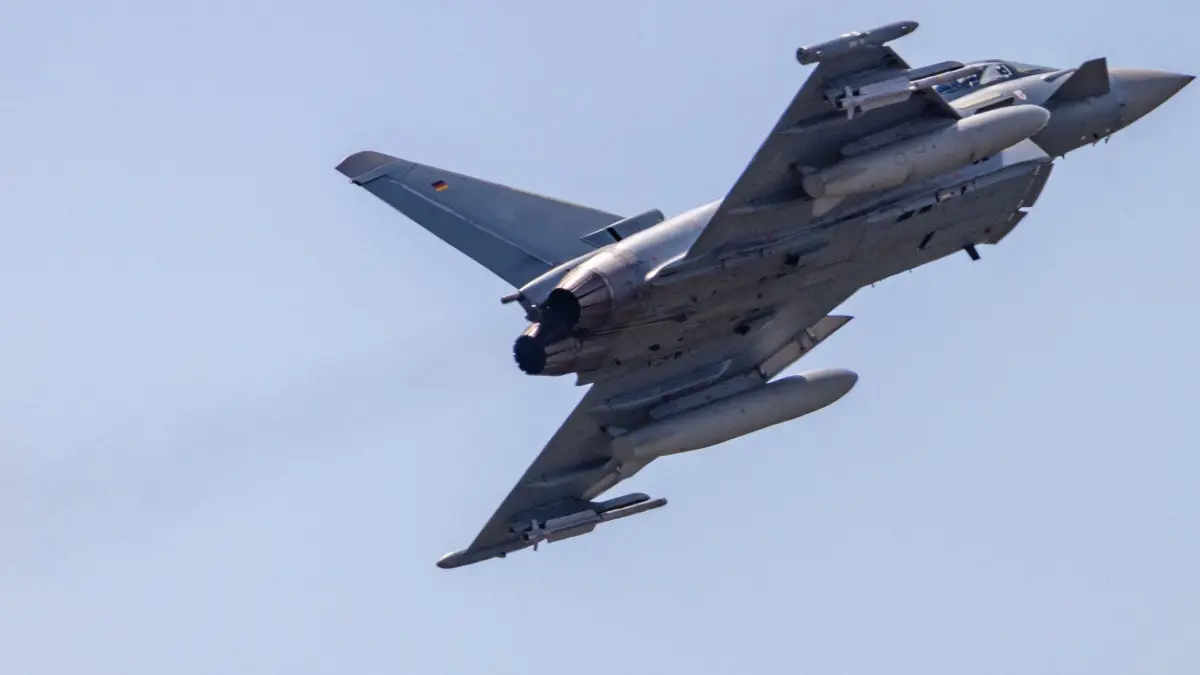 Eurofighter sind im Zollernalbkreis immer wieder zu sehen. (Symbolfoto)