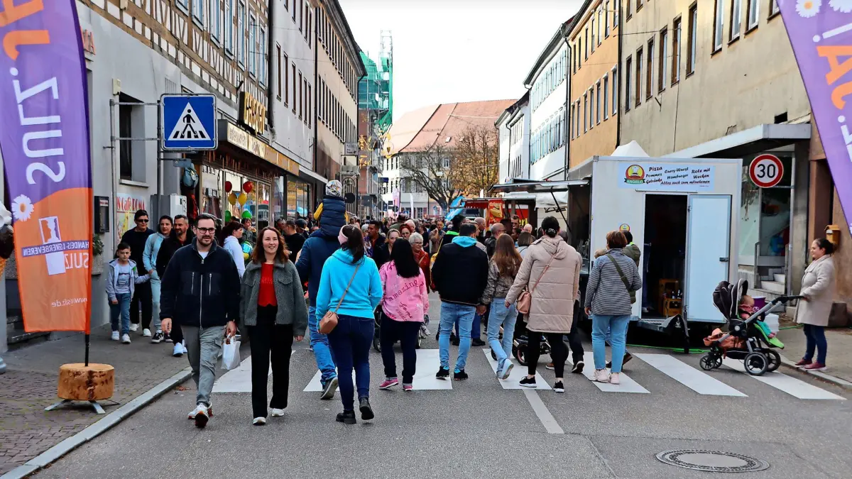 Der verkaufsoffene Sonntag lockte Tausende Besucher an.