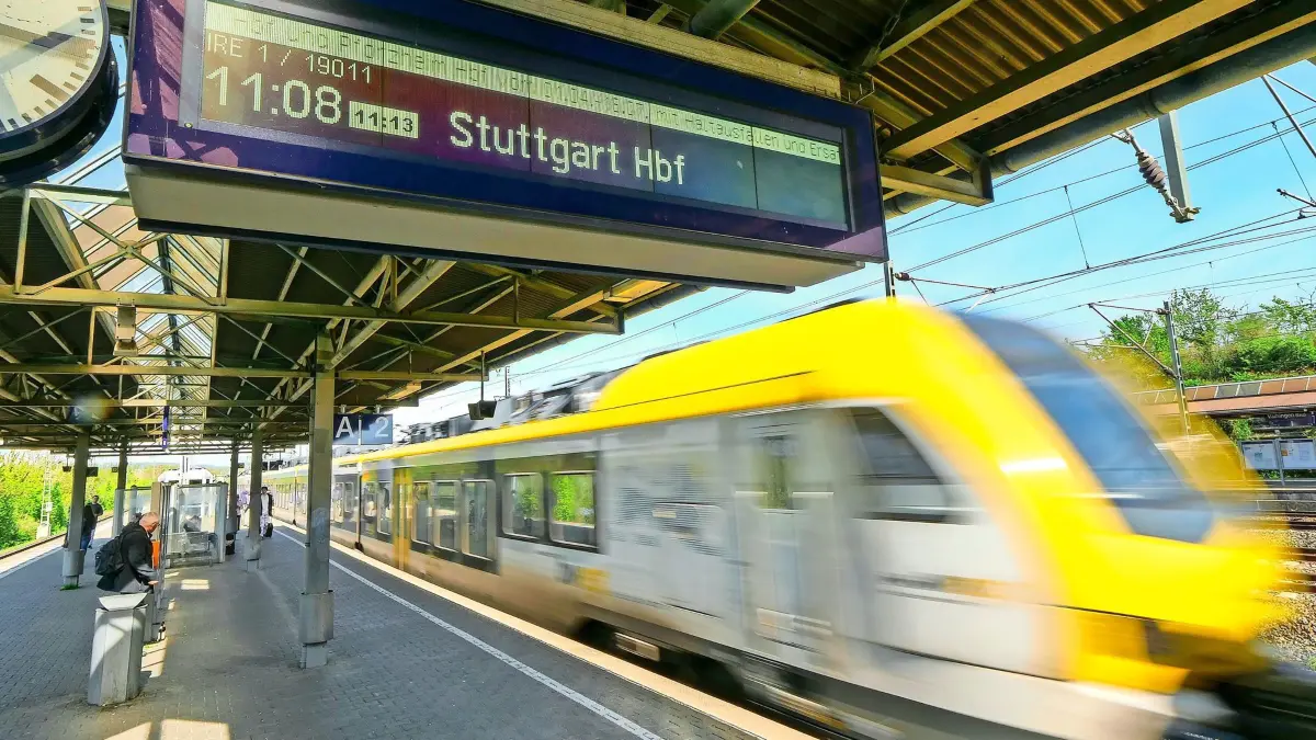 Vaihingen an der Enz - Thema RegioBahn / WEG / S-Bahn Verlängerung der Bahnlinie S5 / Bahnhof