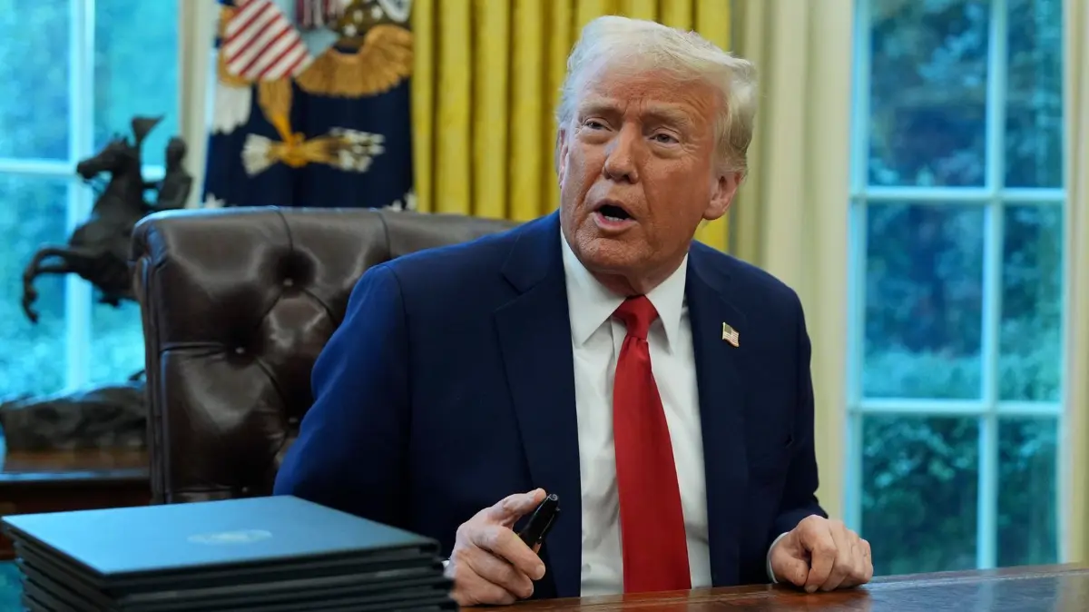 US-Präsident Trump im Oval Office