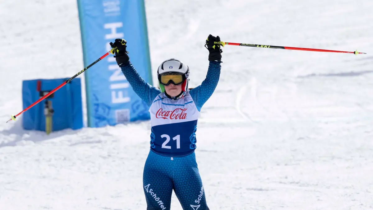 SPECIAL OLYMPICS - World Winter Games 2025: SPECIAL OLYMPICS - World Winter games, Winterspiele,Spiele, Summer games 2025 TURIN,ITALY,12.MAR.25 - SPECIAL OLYMPICS - World Winter Games 2025, Alpine Skiing. Image shows Juliane Danninger AUT. PUBLICATIONxNOTxINxAUTxSUIxSWE GEPAxpictures/xAvnixRetkoceri