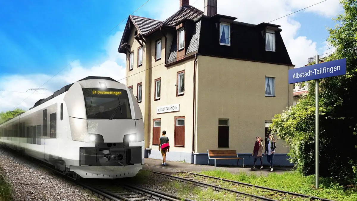 Die Talgangbahn würde die Stadt Albstadt erheblich aufwerten, findet Jannik Haberbosch. (Symbolfoto)