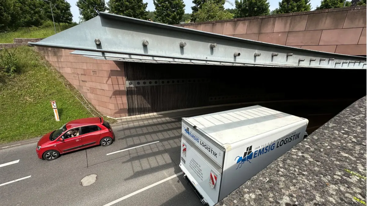 Der Eisbergtunnel in Nagold wird gesperrt.