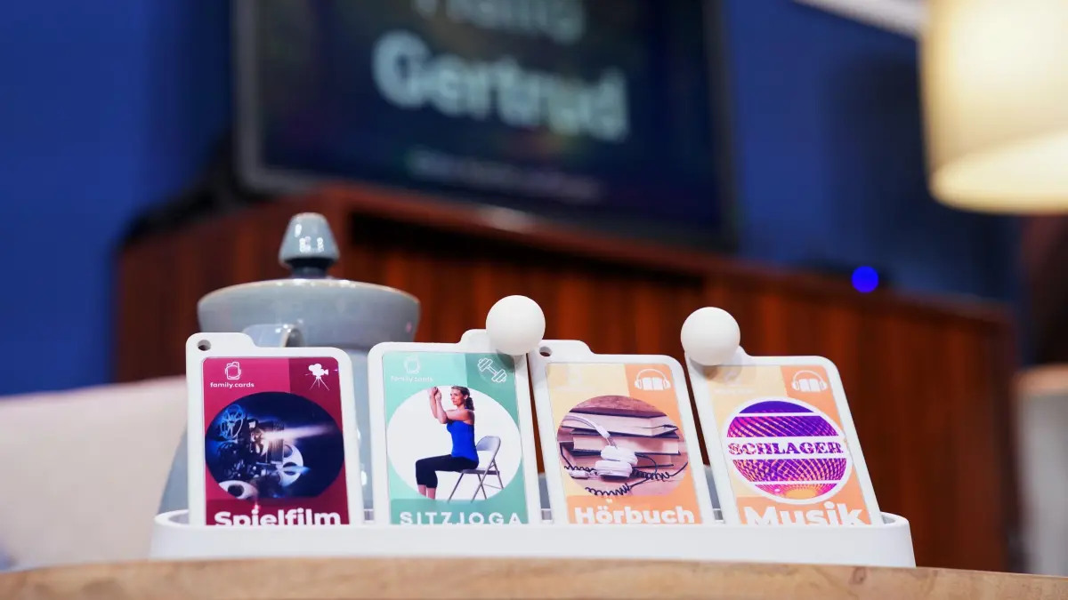 family.cards soll älteren Menschen den Zugang zu digitalen Angeboten erleichtern.