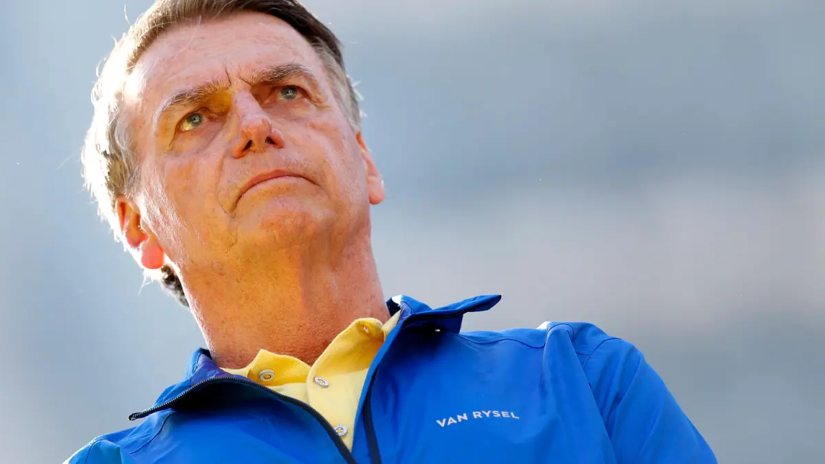 (FILES) Brazil's former President Jair Bolsonaro attends a rally on Paulista Avenue in Sao Paulo, Brazil, on June 29, 2025. A prosecutor asked Brazil's Supreme Court on July 15, 2025, to find Bolsonaro guilty of plotting a coup, in closing arguments after a trial that saw US President Donald Trump try to intervene on behalf of his right-wing ally. (Photo by Miguel SCHINCARIOL / AFP)