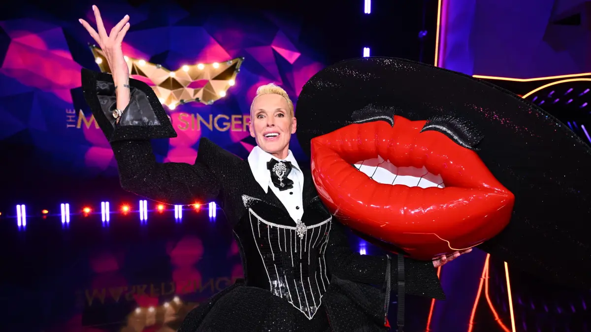Brigitte Nielsen verbarg sich hinter Kiss.