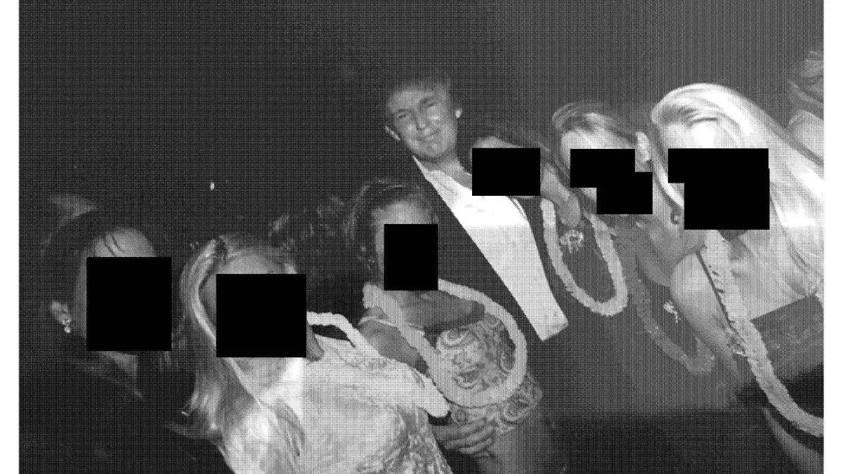 This undated photo from the personal collection of Jeffrey Epstein provided by the Democrats on the House Oversight Committee on December 12, 2025, shows US President Donald Trump (C) posing with a group of women wearing Hawaiian-style leis. Democratic lawmakers released a new cache of photos on Friday from the estate of convicted sex offender Jeffrey Epstein that includes images of US President Donald Trump and former president Bill Clinton, as well as former Trump advisor Steve Bannon, former Clinton treasury secretary Larry Summers, director Woody Allen and the ex-prince now known as Andrew Mountbatten-Windsor. (Photo by HANDOUT / House Oversight Democrats / AFP) / RESTRICTED TO EDITORIAL USE - MANDATORY CREDIT "AFP PHOTO / HOUSE OVERSIGHT COMMITTEE DEMOCRATS / HANDOUT / " - NO MARKETING NO ADVERTISING CAMPAIGNS - DISTRIBUTED AS A SERVICE TO CLIENTS
