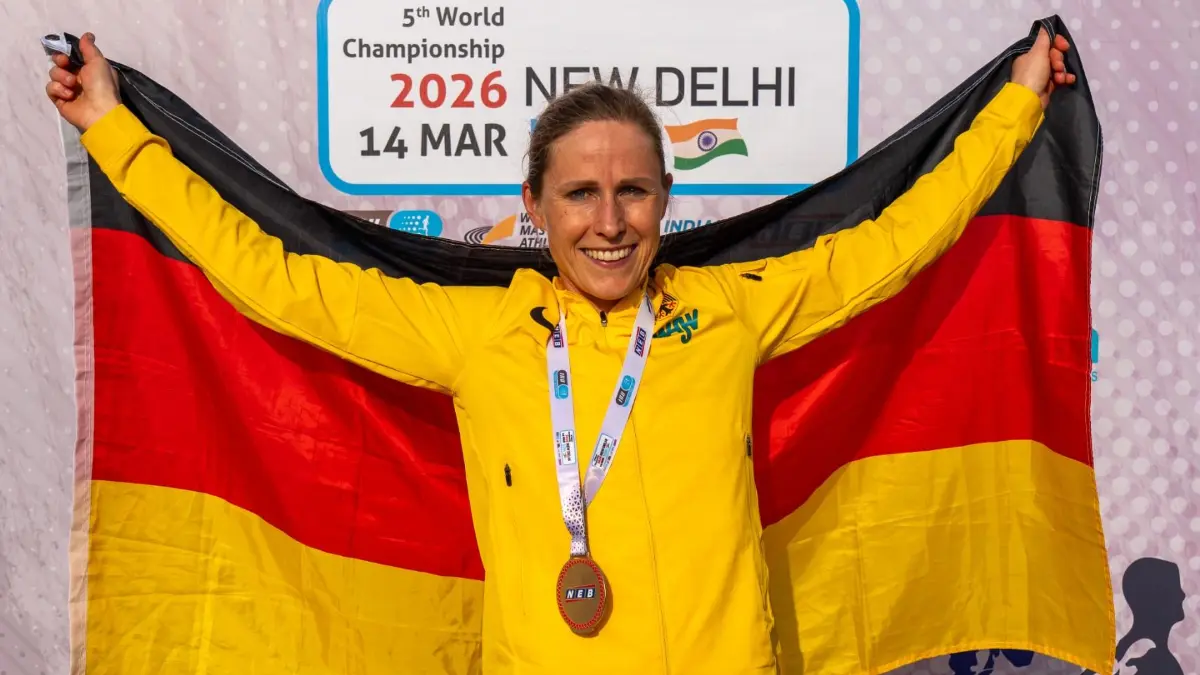 Verena Cerna vom SSV Ulm ist U45-Ultramarathon-Weltmeisterin