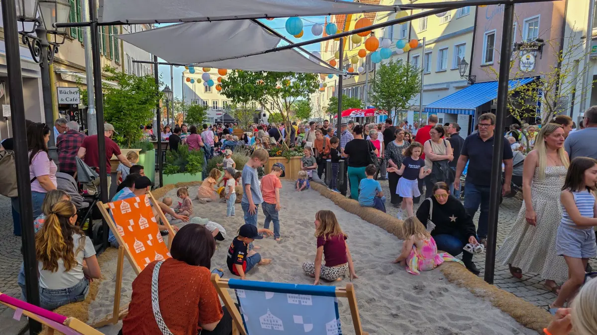 Hechingen Marktplatz aktiv Kinder