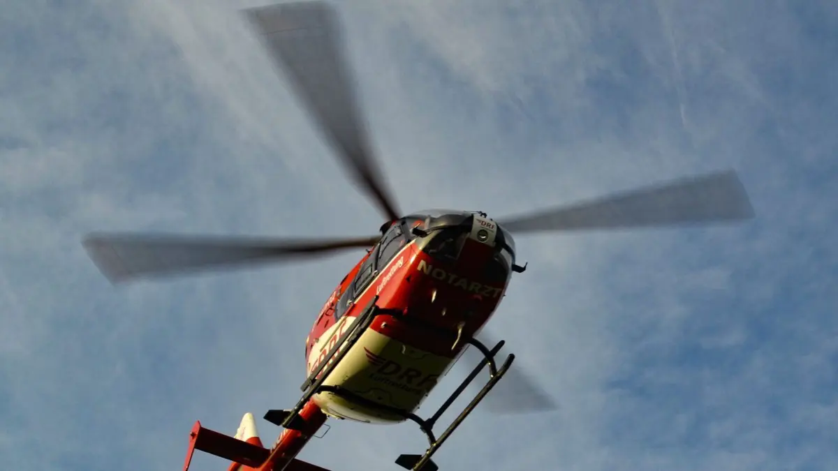 Rettungshubschrauber Symbolfoto