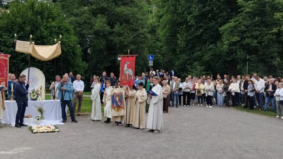 Fronleichnamsprozession in Altensteig