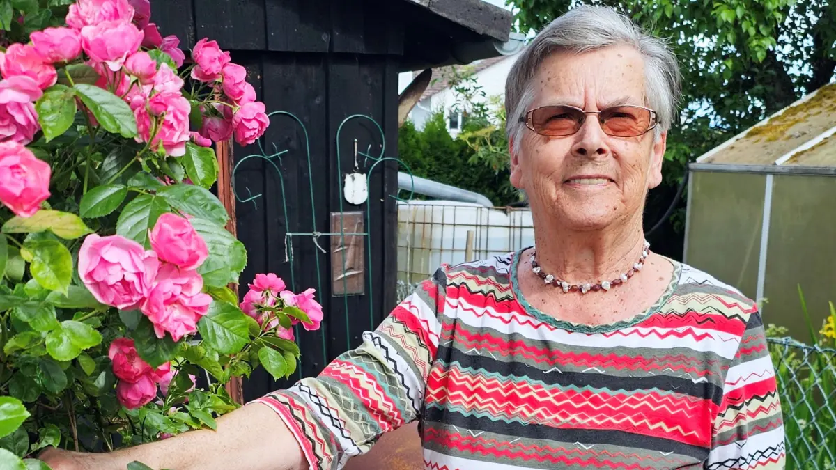 Hannelore Kreidler (80) in Salzstetten hat sich um den Sportverein verdient gemacht.