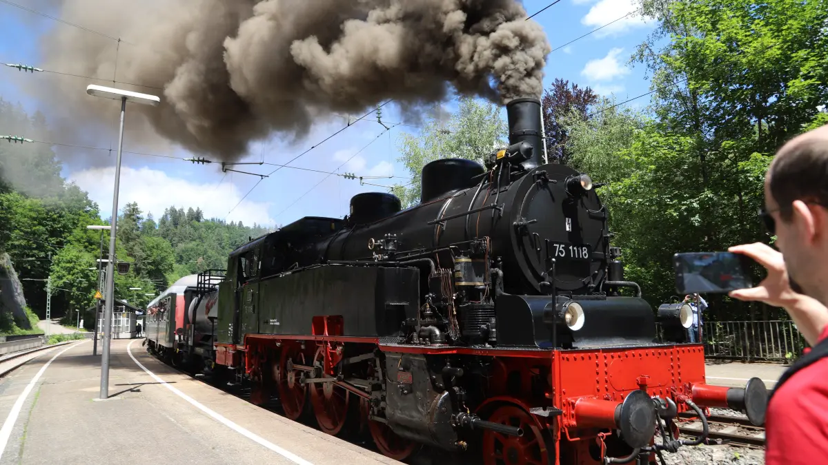Dampfzugfahrt Triberg