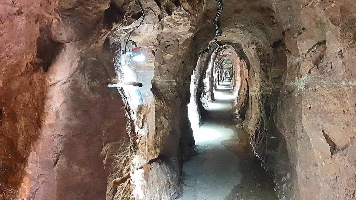 Silberbergwerk Besucher Stollen Neubulach