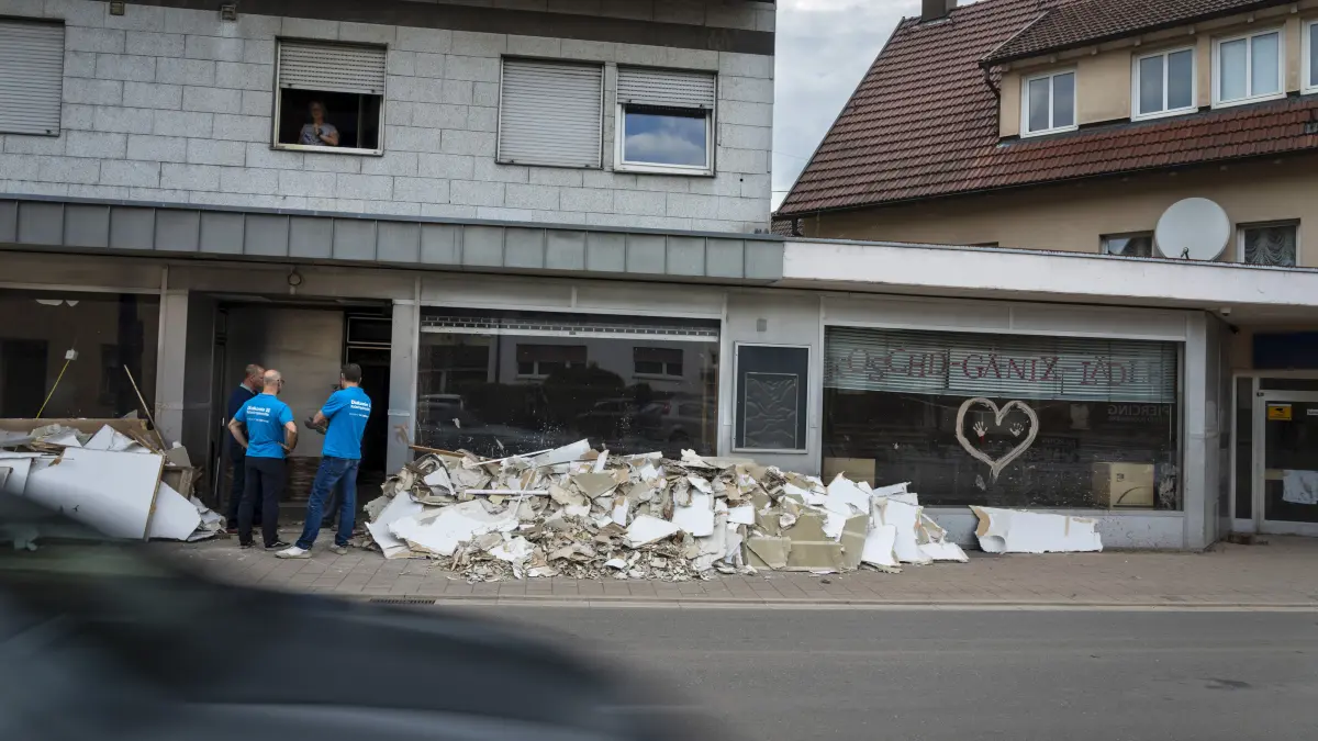 Nach den Starkregenereignissen in Rudersberg (Rems-Murr-Kreis) 2024 war auch die Diakonie vor Ort - etwa mit Bautrocknern. Sollte sich ähnliches auch in Sulz ereignen, will man ebenfalls bereitstehen und mit den Akteuren vor Ort zusammenarbeiten.