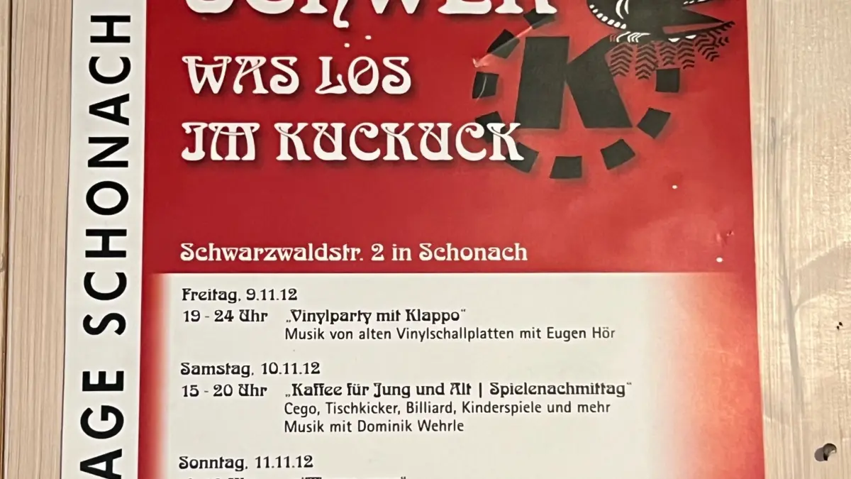 Wenn das Ehepaar Schwer zur Party einlädt, dann ist in Schonach eben schwer was los und alle wissen, wo es hingeht.