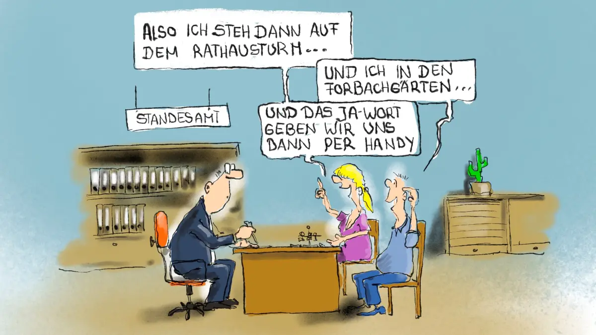 Karikatur Freudenstadt