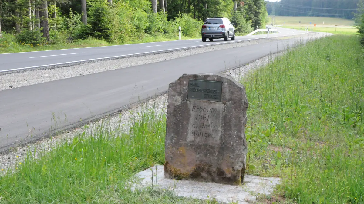 Die Kreisstraße 5724 mit Radweg von Hardt zum Brogen und nach St. Georgen soll morgen eröffnet werden.