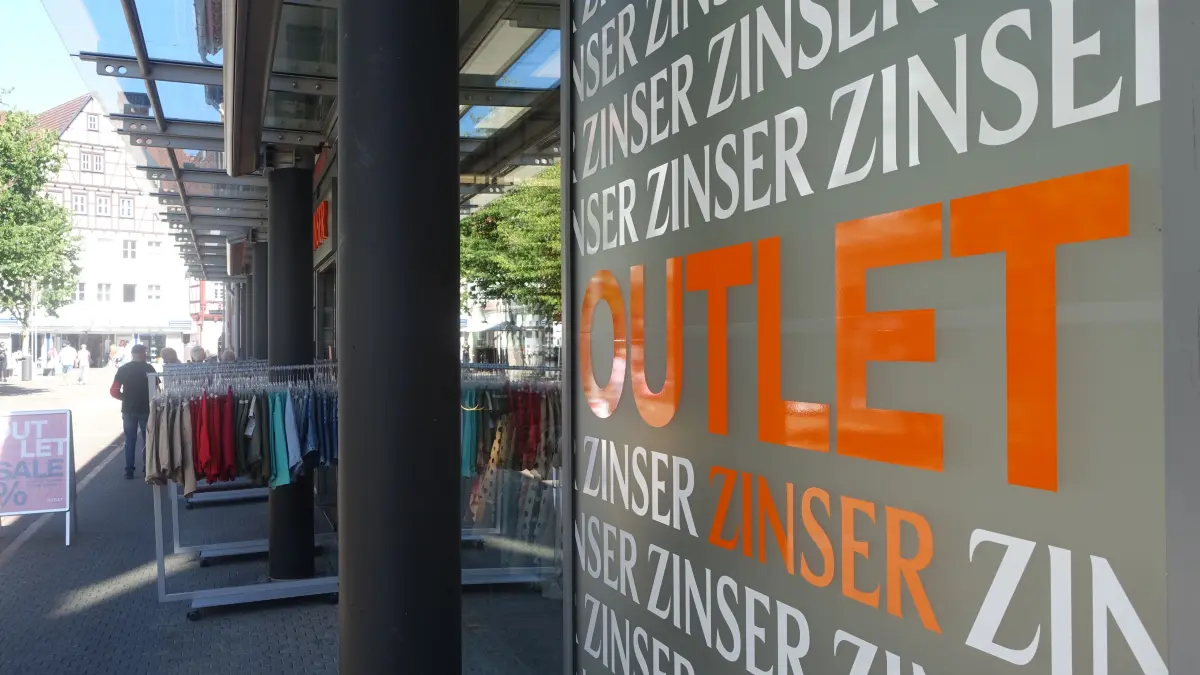 Das Outlet von Zinser in der Hirschstraße schließt Ende Oktober.