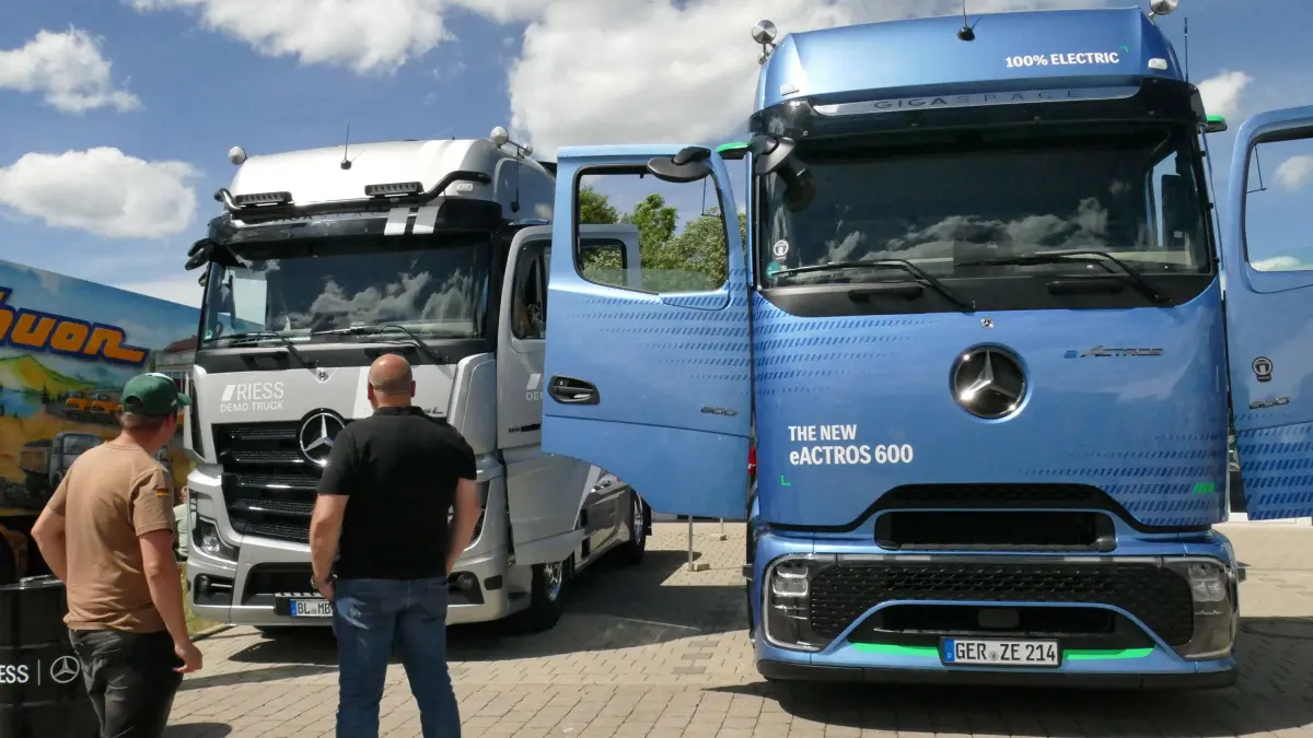 Das dreitägige Truckertreffen in Fluorn zieht am Wochenende viel Publikum an.