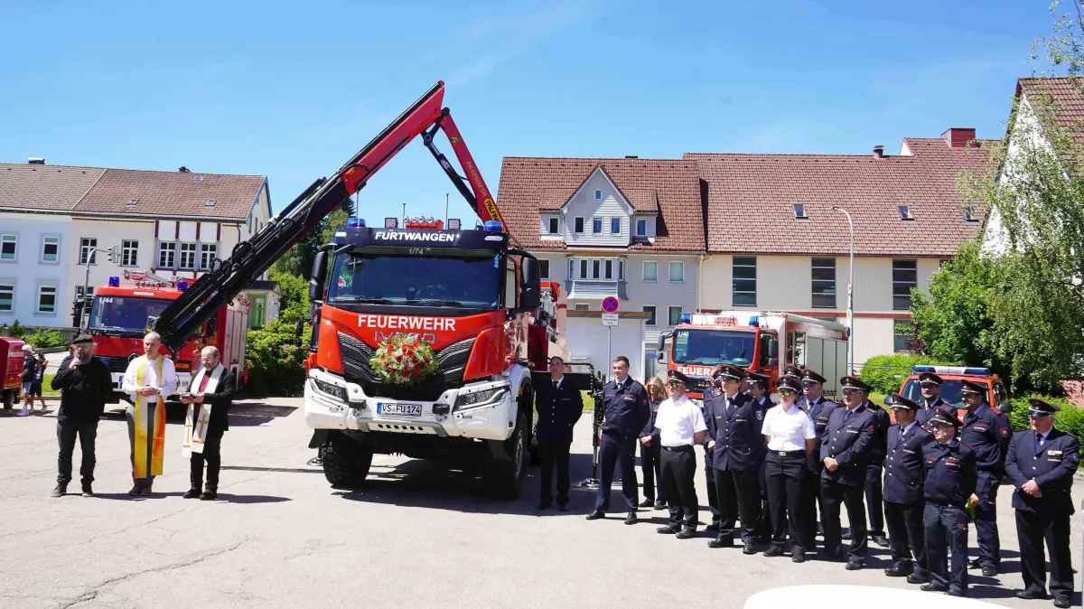 Das Floriansfest der Abteilung Stadt der Furtwanger Feuerwehr war der passende Rahmen für die Fahrzeugweihe eines wichtigen neuen Fahrzeugs.