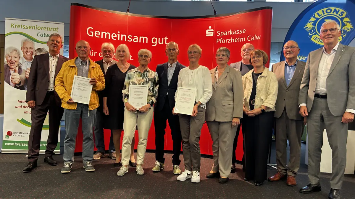 Kreis Calw Sozialpreis Senioren