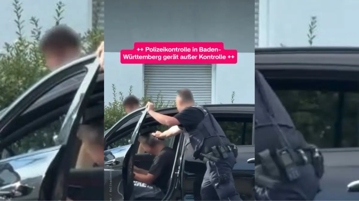 Ein Polizeieinsatz in Singen bekommt derzeit auf Social Media viel Aufmerksamkeit.