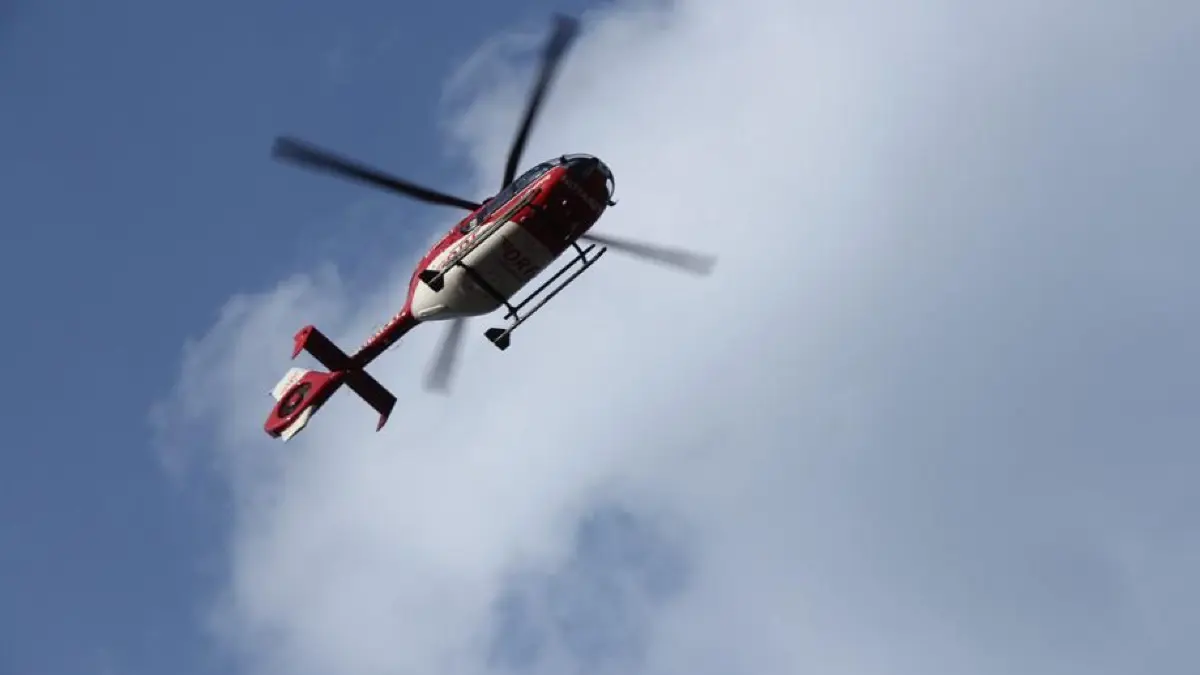 Rettungshubschrauber Blaulicht Symbolfoto Schwabo LZ OV