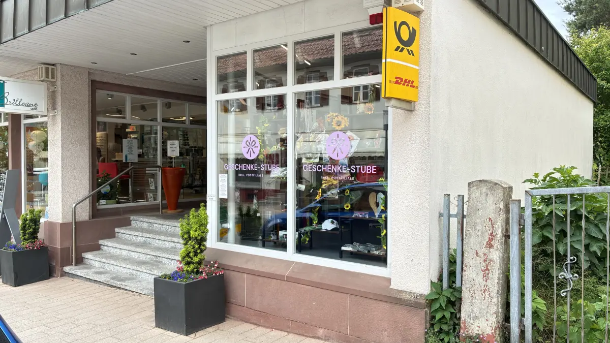 Die Postfiliale in Königsfeld soll weiterhin erhalten bleiben.