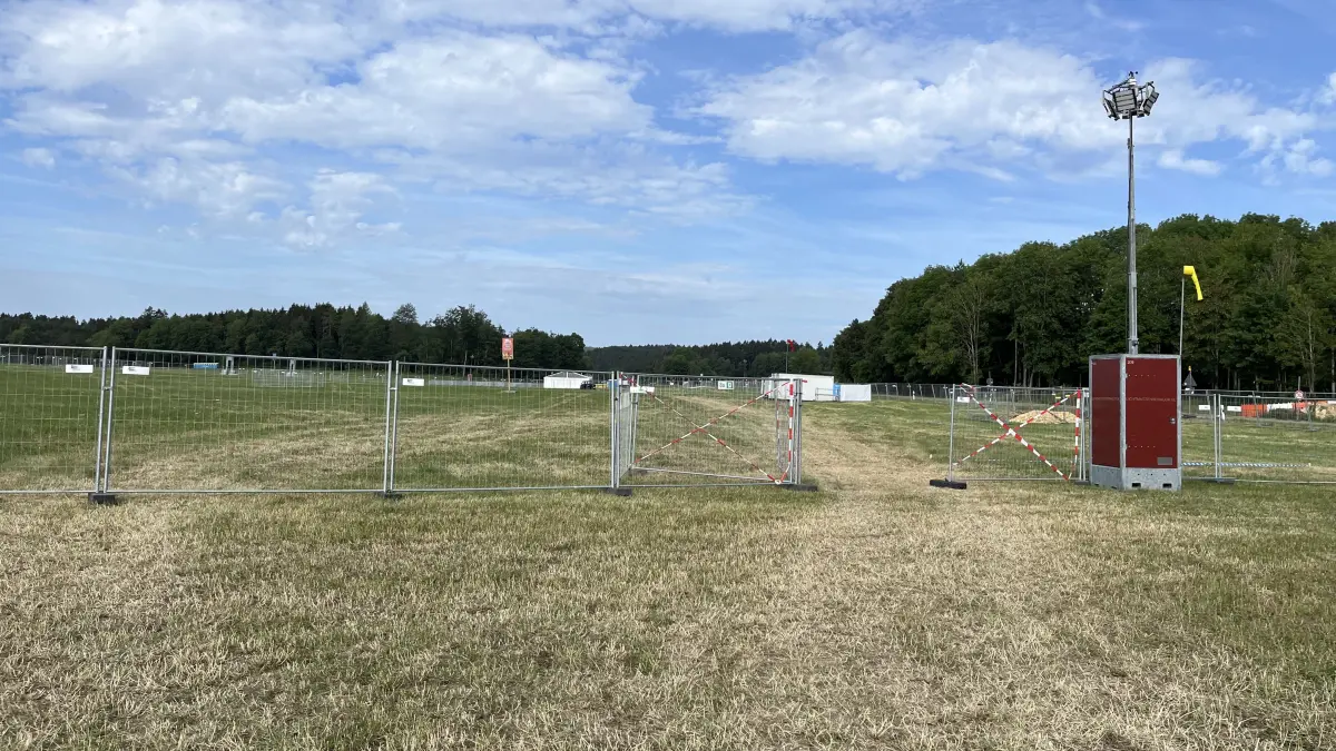 Die Ruhe vor dem Sturm – noch werden die letzten Vorbereitungen für Southside 2026 getroffen.
