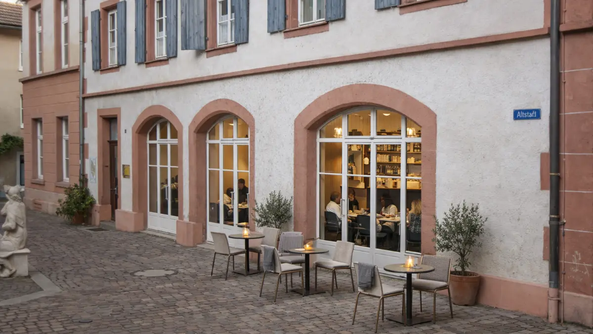 Visualisierung der künftigen Gestaltung der alten Hebelschule in der Schopfheimer Altstadt wie die potentiellen Investoren sie sich vorstellen: Mit der (Wieder-)Öffnung der Fenster zu Torbögen würde der originale Zustand wiederhergestellt, wie er sich auf früheren Quellen zeigt.