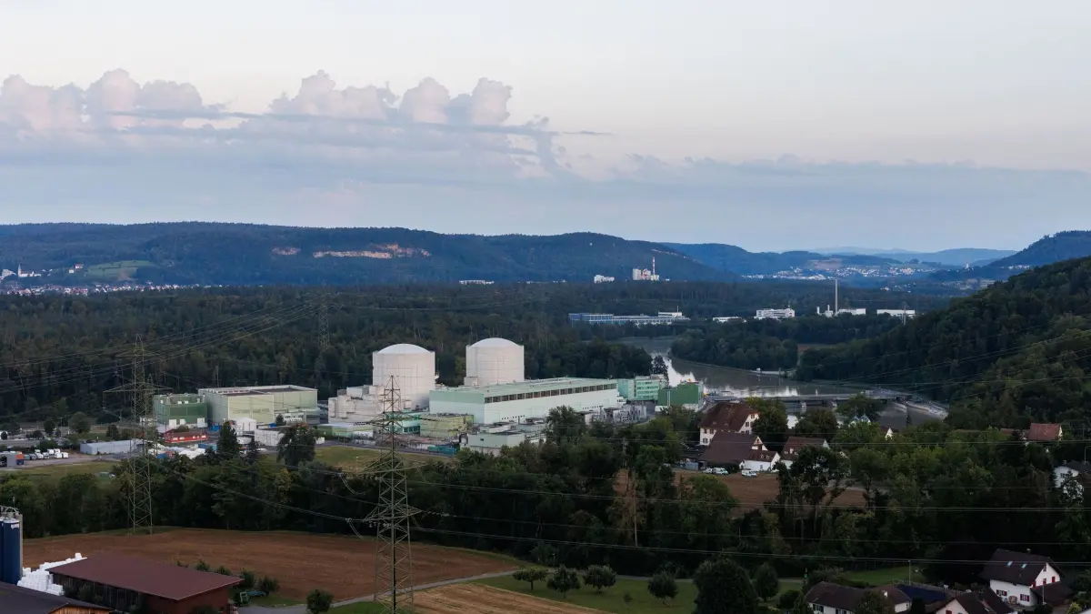 Das Schweizer Atomkraftwerk Beznau
