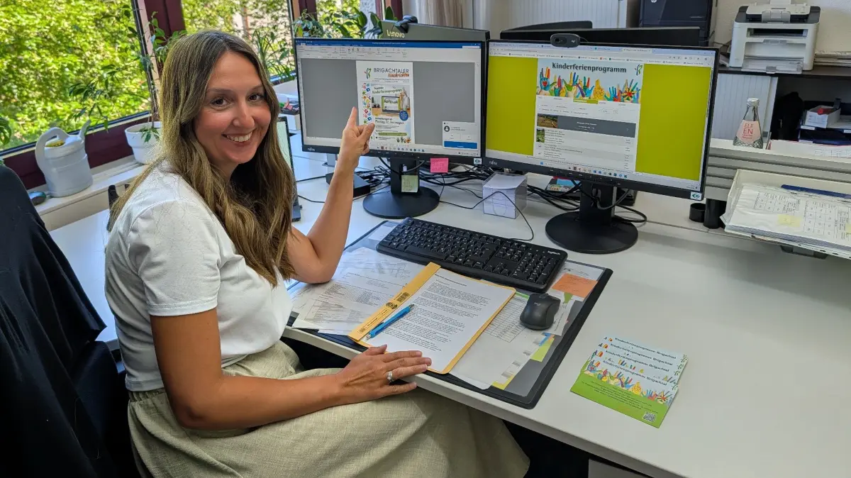 Alexandra Faller hat das Programm schon online gestellt, ab Montag können Kinder angemeldet werden.