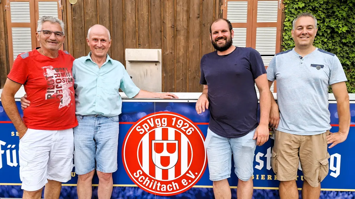 von links: Achim Hoffmann, Ulli Dinger, AH-Leiter Fabian King und Michael Esslinger.