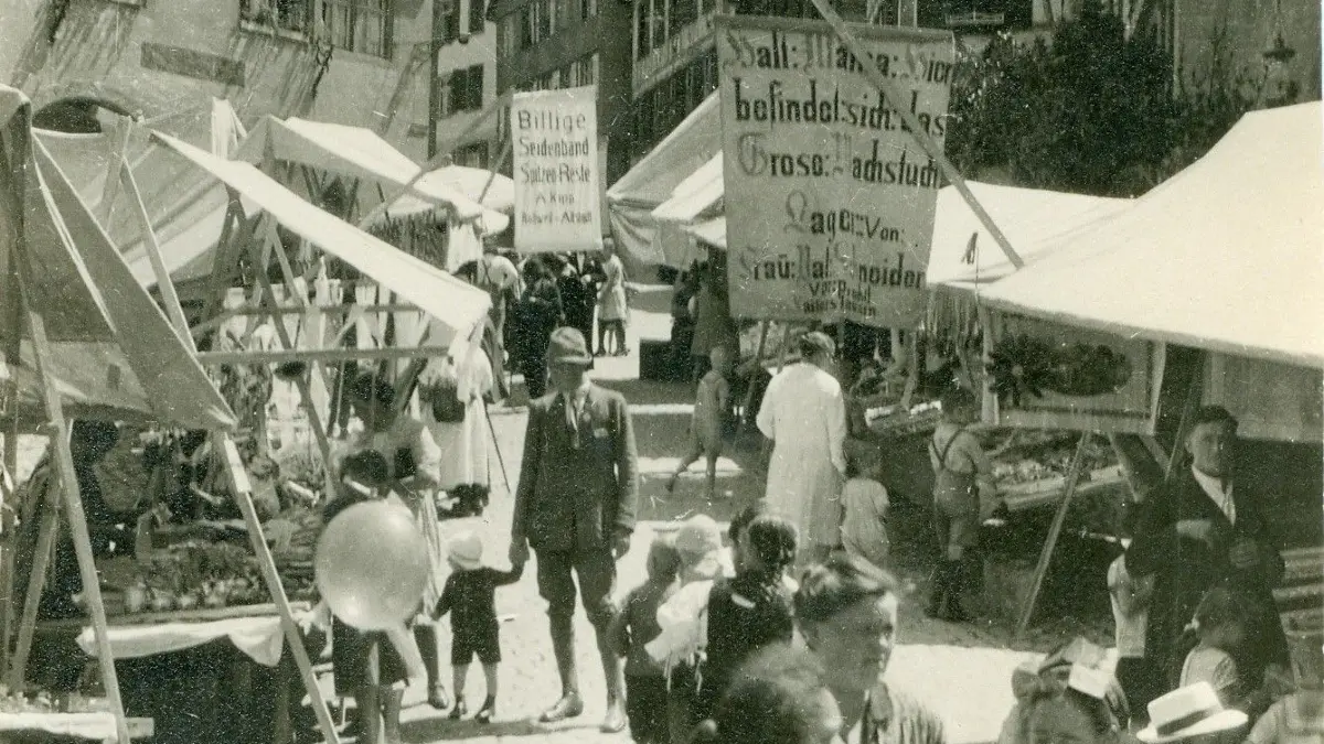 Markttreiben 1929