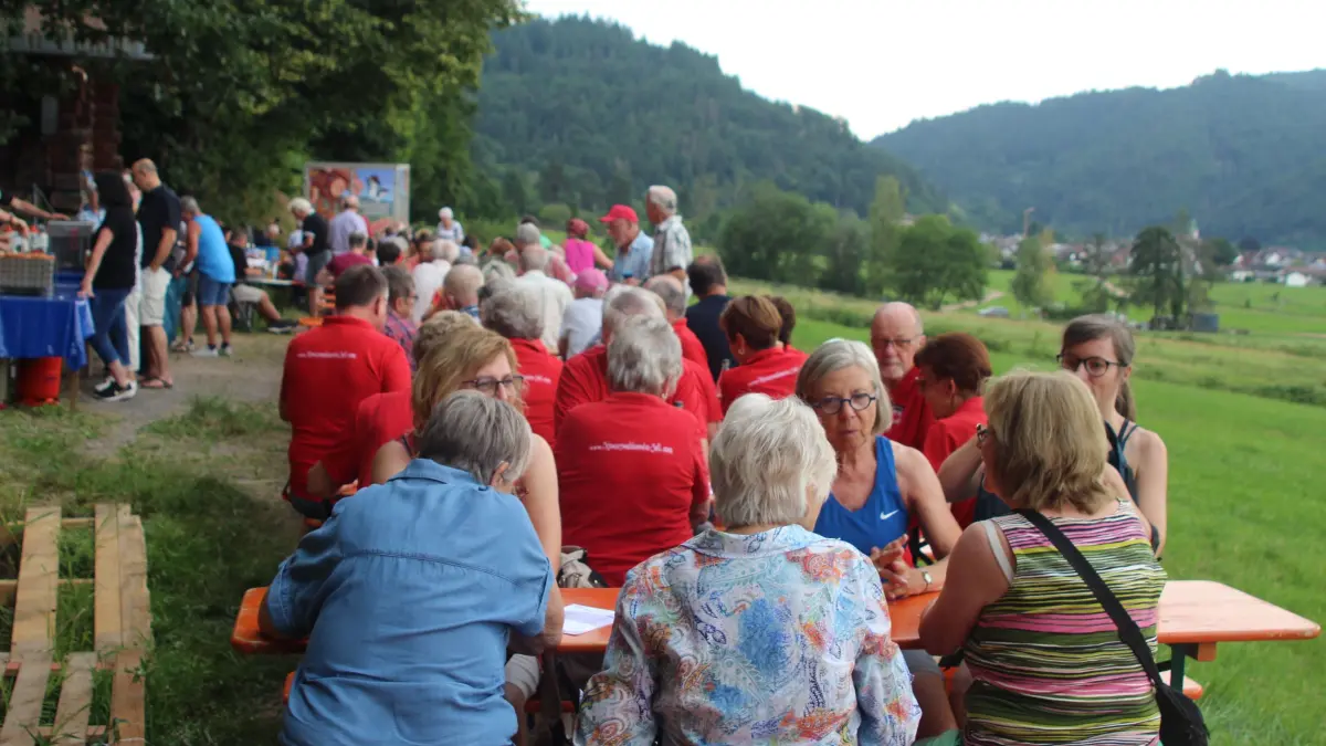 Die Sonnwendfeier des Schwarzwaldvereins Hausen im Wiesental war sehr gut besucht.
