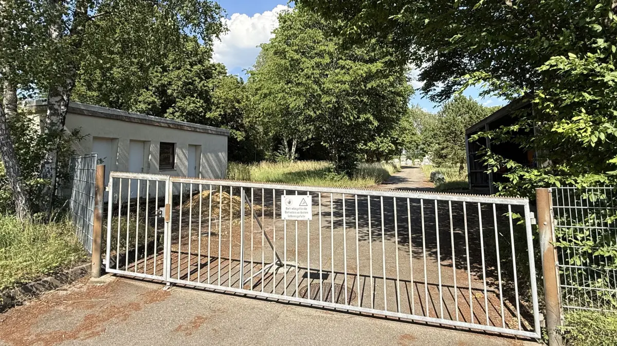 Areal bei der alten Mötzinger Kläranlage