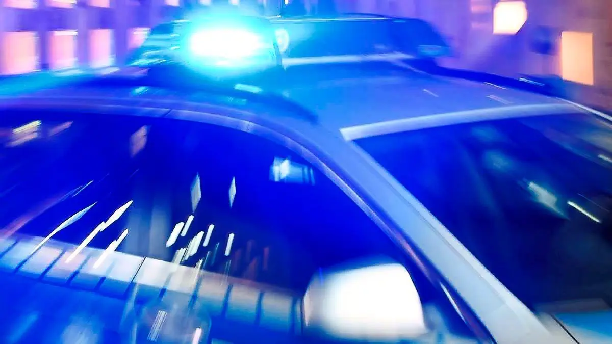 Die Polizei war mit zwei Streifenwagen im Einsatz.