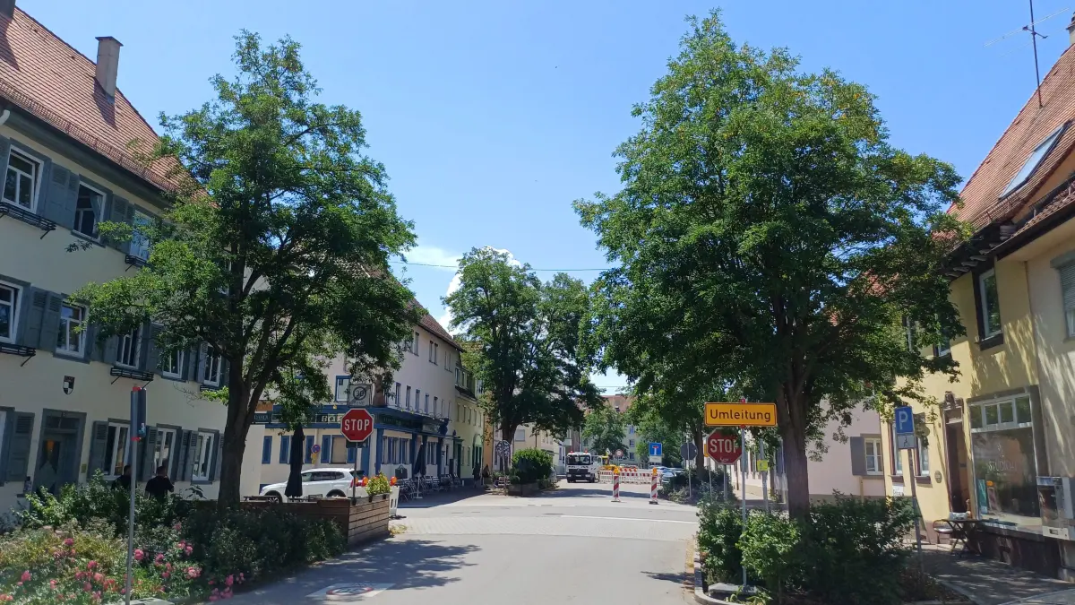 Ebertstraße Kreuzung Tatort