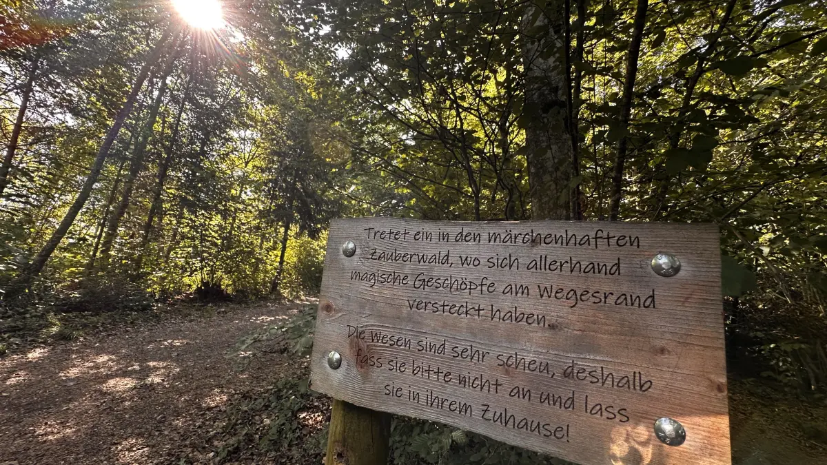 Im Zauberwald in Nagold gibt es viel zu entdecken.