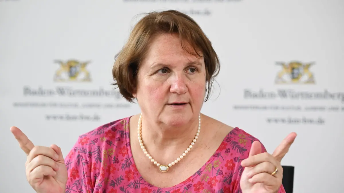 Als Wohnungsministerin auch für Sport zuständig? Theresa Schopper, Grüne