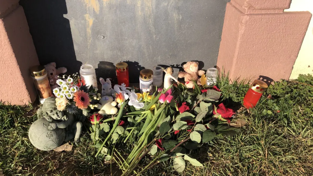 Am Fundort des toten Säuglings in Steinen-Hüsingen wurden damals Blumen und Kerzen abgelegt.