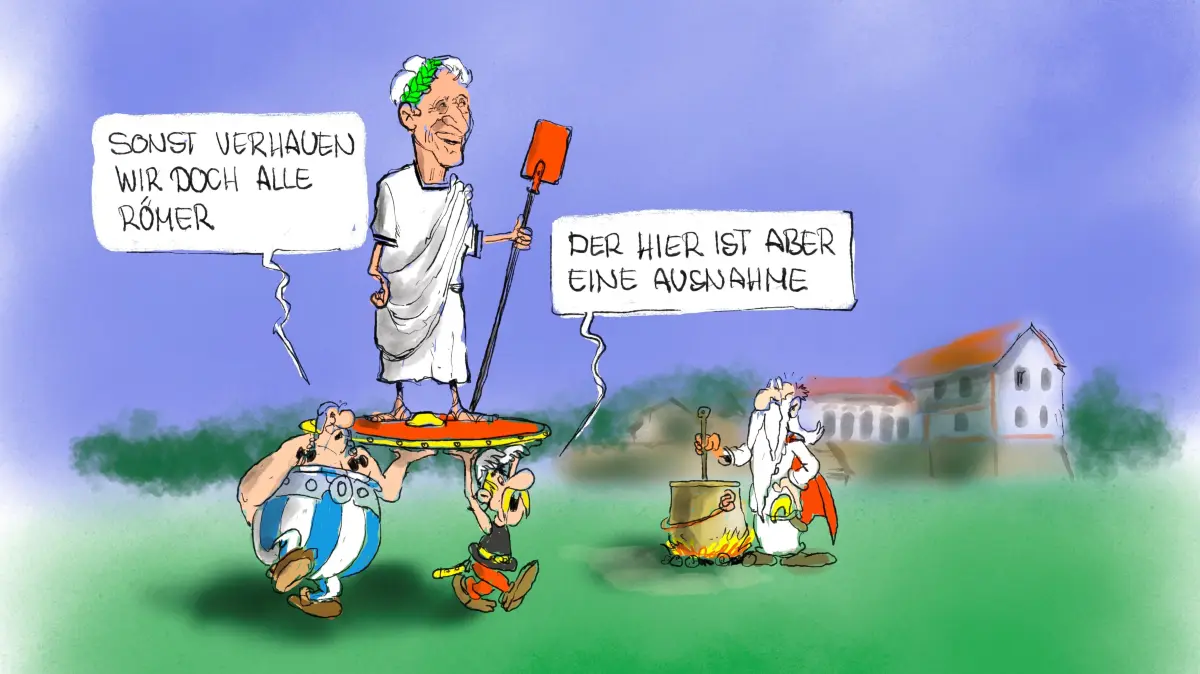 Karikatur Hechingen
