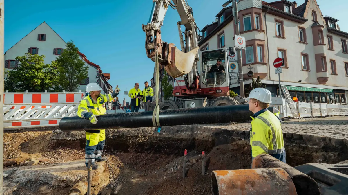 Stadtwerke Baustelle