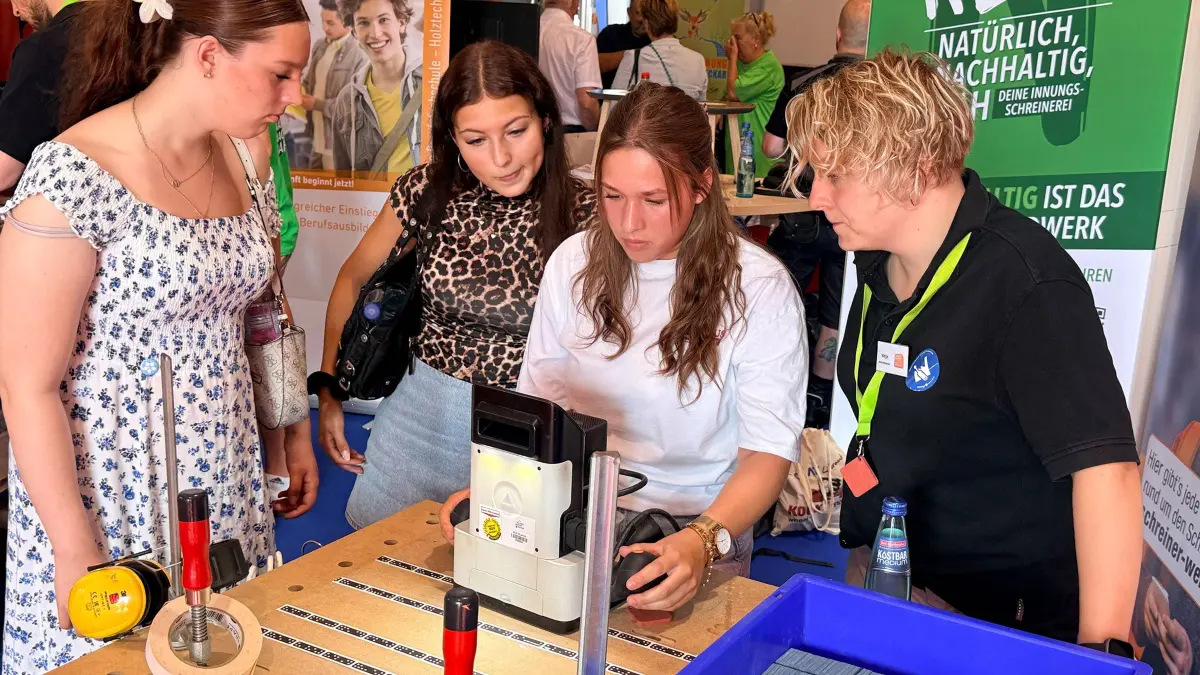 Das Interesse der Schülerinnen und Schüler war groß.