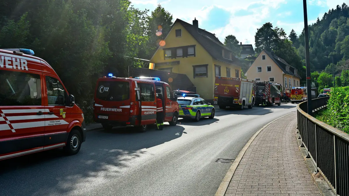Ein Großaufgebot war im Einsatz.