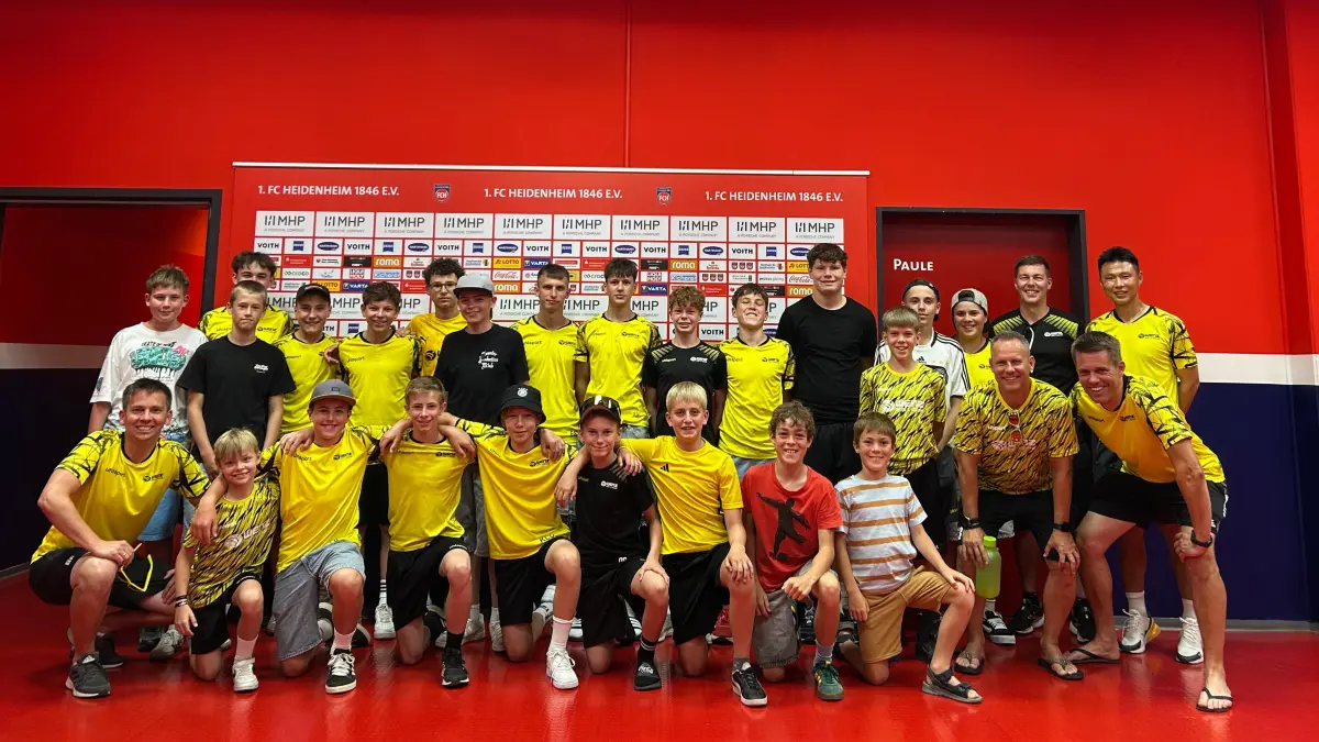 C-Junioren der SGM Egenhausen/Wart verbringen erlebnisreichen Tag beim 1. FC Heidenheim