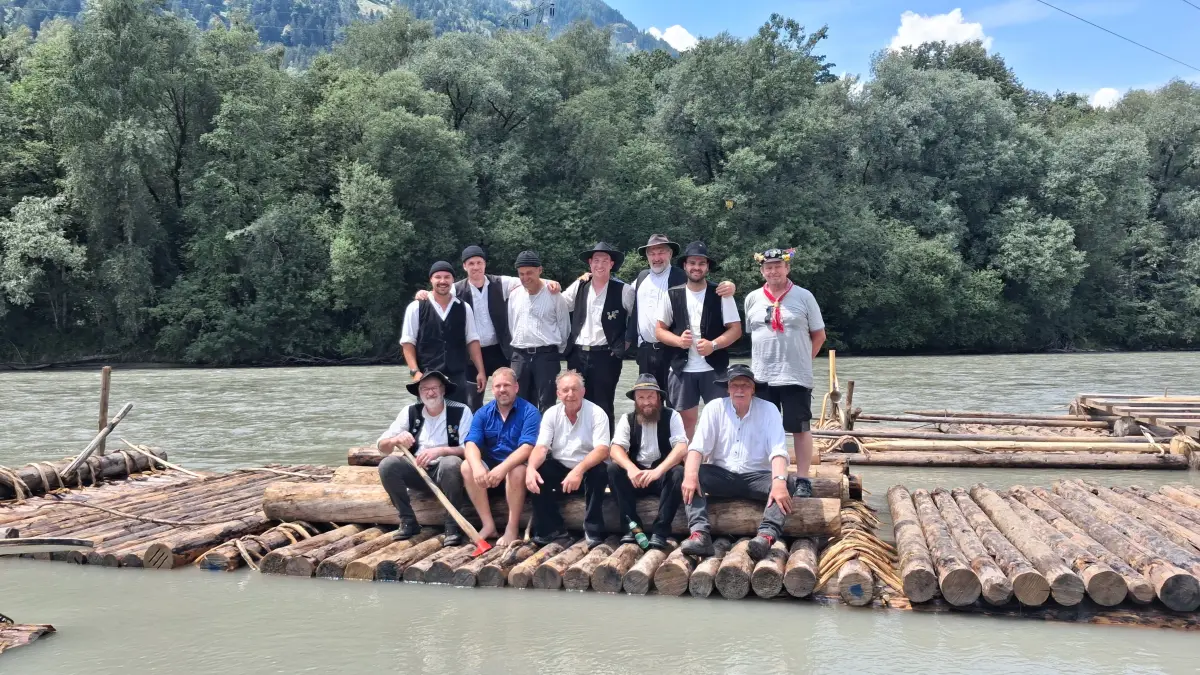 Flößer in Kärnten
