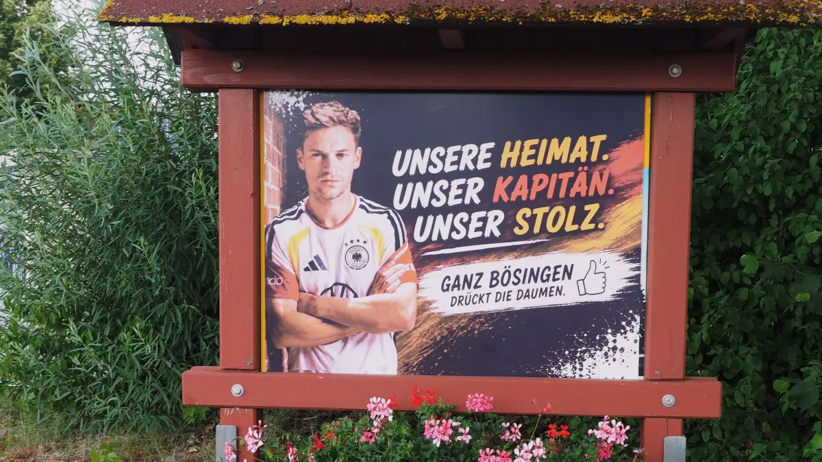 Wie stolz die Bösinger auf ihren bekanntesten Mitbürger sind, zeigt sich nun auch an den Infotafeln an den Ortseingängen.