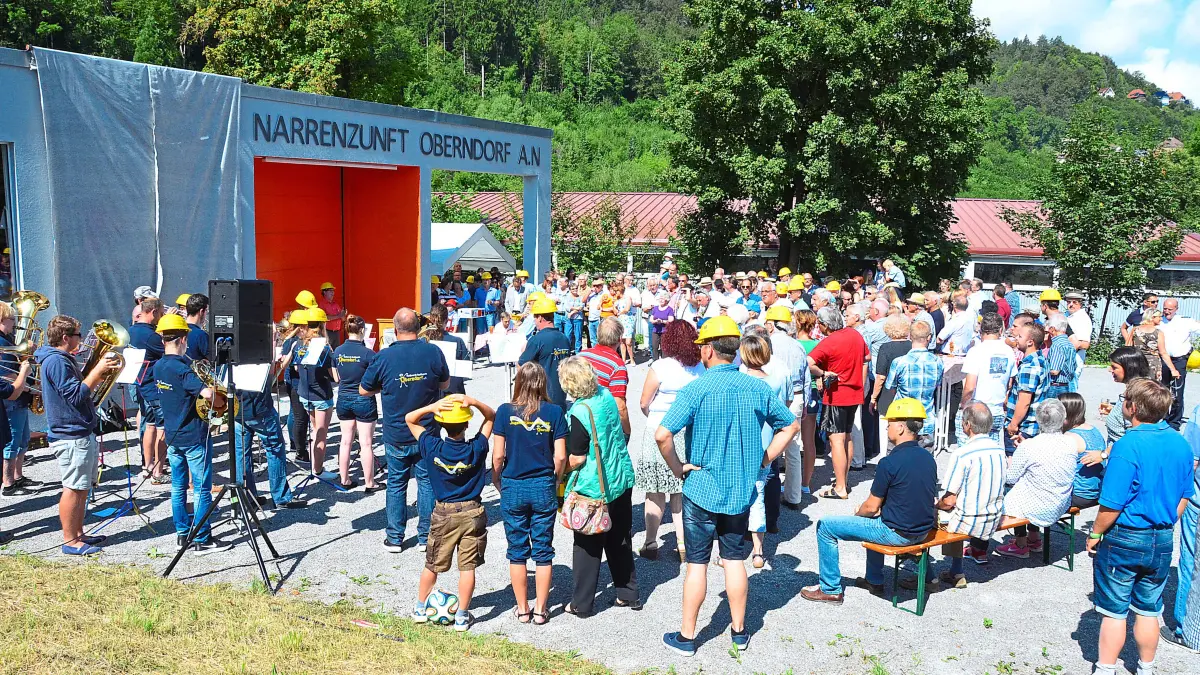 Vor fast genau zehn Jahren wurde das Werkstattgebäude der Narrenzunft Oberndorf eingeweiht. Inzwischen ist es unverzichtbar geworden.